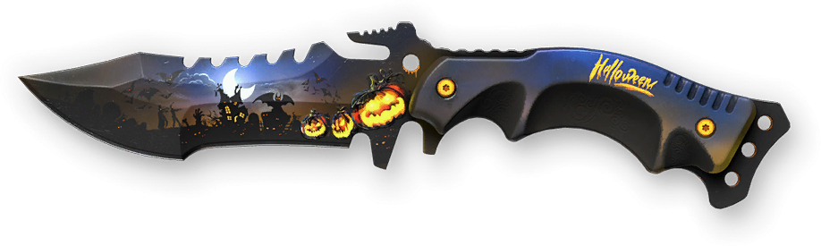 Камуфляж «Хеллоуин» для ножа HX Outdoors Trident