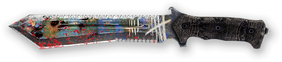 Камуфляж «Апокалипсис» для ножа M48 Bowie