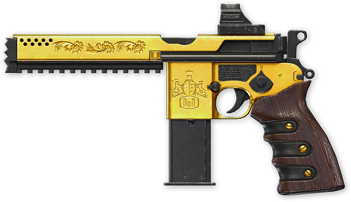 Золотой Mauser C96 Custom