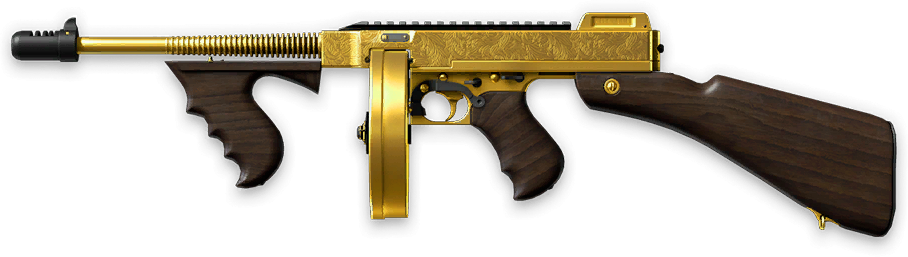 Золотой Thompson M1928